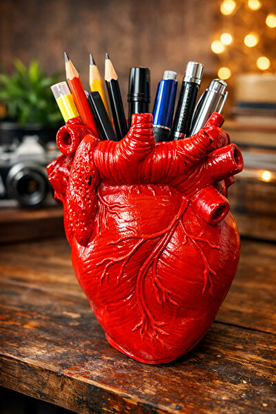 Show Art Hediyelik Anatomik Kalp Modeli Kalemlik