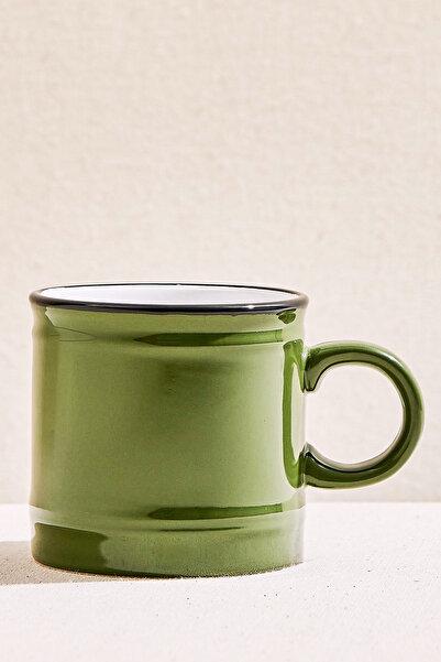 Paşabahçe Electrum Seramik Kupa Yeşil 250 cc