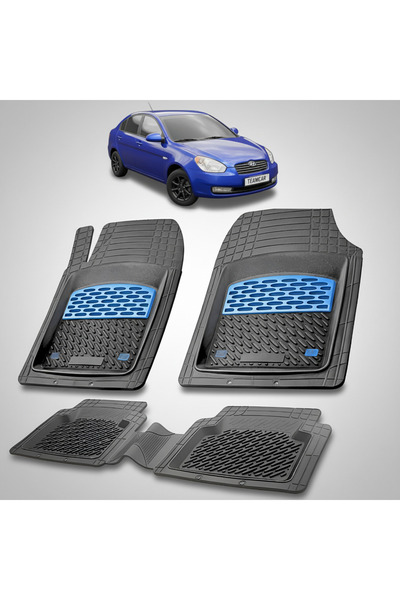 TEAMCAR Covorașe auto din cauciuc tip tavă Hyundai Accent III (2006-2010) - A...