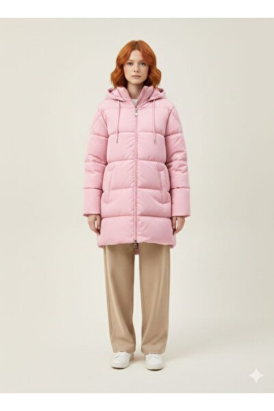 marvion Kadın Uzun Şişme Mont