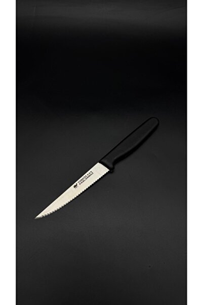 Türköz Sivri Tırtıklı Sebze - Mutfak Bıçağı | Çubuk Çelik Plastik Sap