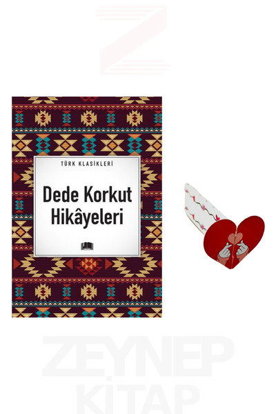 Ema Kitap Dede Korkut Hikayeleri (Türk Klasikleri) Kalp Ayraç Hediye