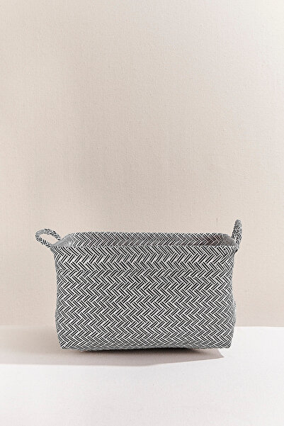 Paşabahçe Zikzak Sepet M Siyah Beyaz