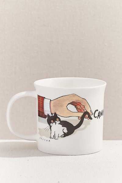 Paşabahçe Selçuk Demirel Kedi Porselen Kupa No:2