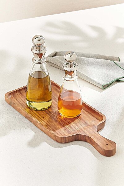 Paşabahçe Ahşap Acacia Dikdörtgen Sunum Tabağı M