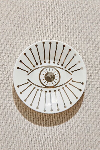 Paşabahçe Göz Porselen Çay Tabağı Silver