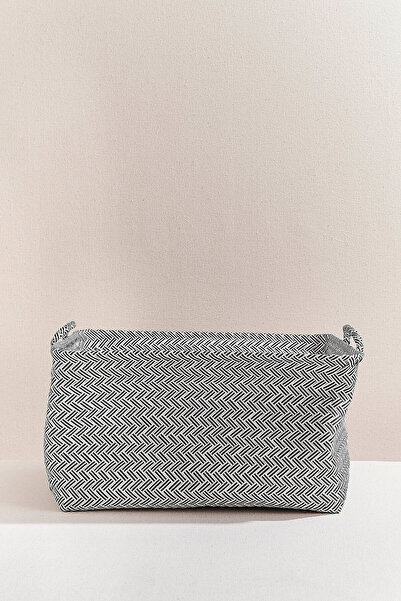 Paşabahçe Zikzak Sepet L Siyah Beyaz