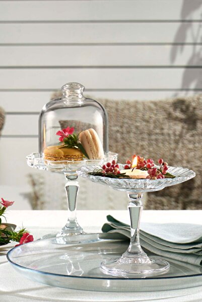 Paşabahçe Mini Patisserie Ayaklı Servis Tabağı