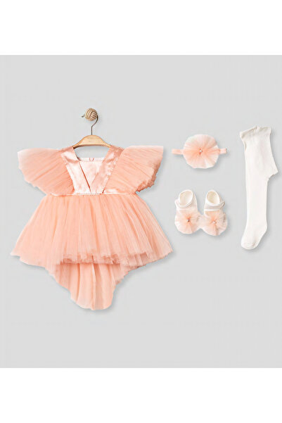 Pugi Baby Baby Girl Stylish Lace Mevlüt / Special Occasion Dress