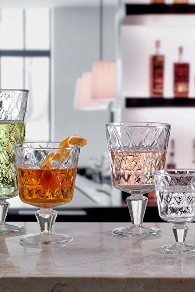 Paşabahçe 4-Piece Leafy Cocktail Glass Set 270Cc