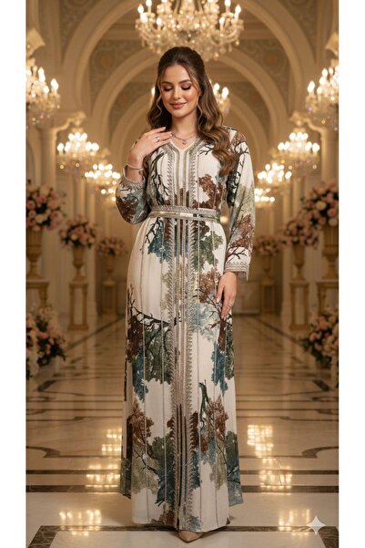 Güzel Fashion Women's jalabiya with elegant accessories