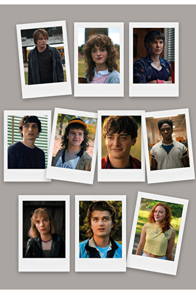 Pankart Evi STRANGER THINGS Set de mini carduri foto - 10 carduri foto Strang...