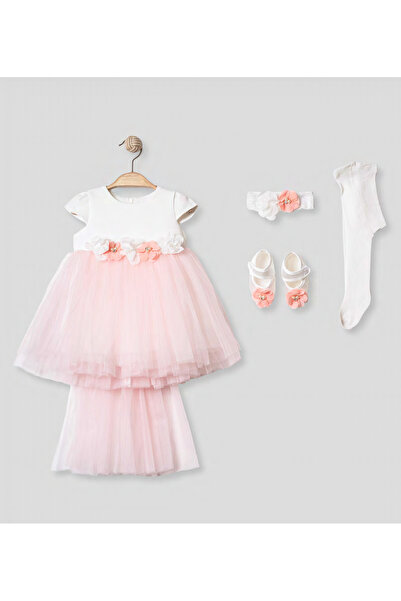 Pugi Baby Baby Girl Stylish Lace Mevlüt / Special Occasion Dress