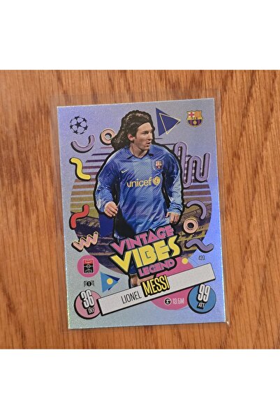 Topps Lionel Messi Vintage Vibes Legend Playing Card