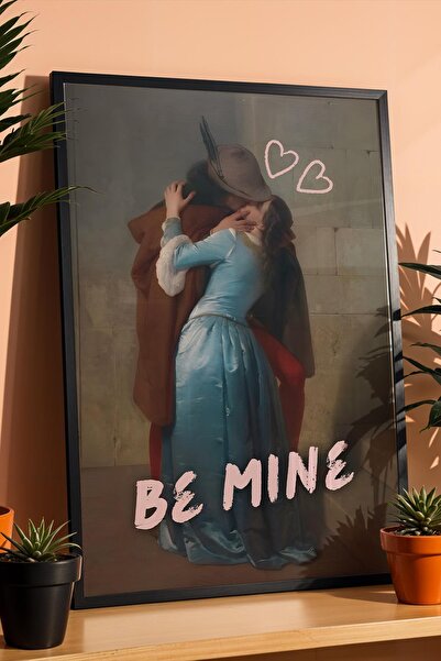 Saturn Francesco Hayez the Kiss Framed Painting Be Mine Romantic Modern Valen...