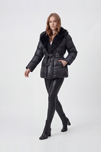 FEMİAS Siyah Şişme Mont