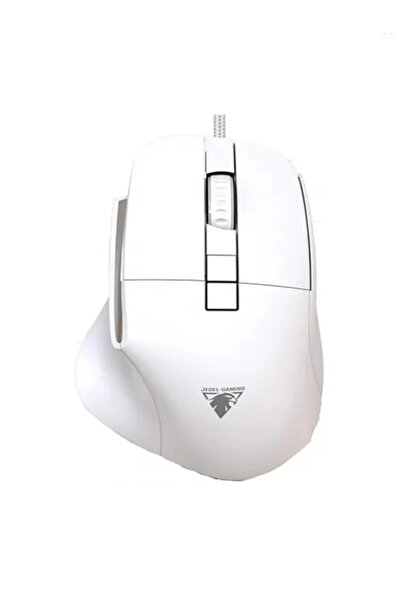 CP102 Optik Sensör 3600 Dpı 7 Düğmeli Örgülü Kablolu Gaming Mouse Siyah/beyaz