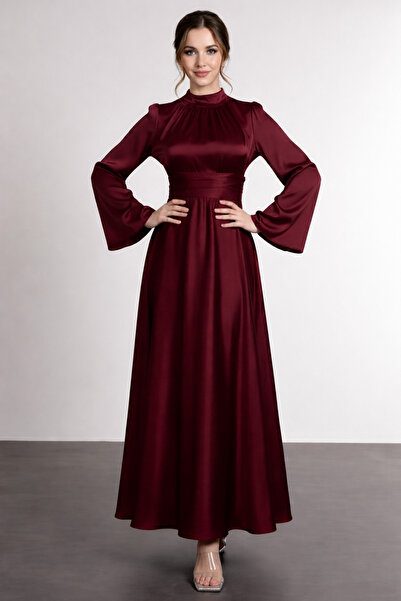 PERADO Spanish Sleeve Cross-Tie Evening Dress