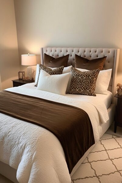 JACA Kadife Yatak Runner Yatak Örtüsü