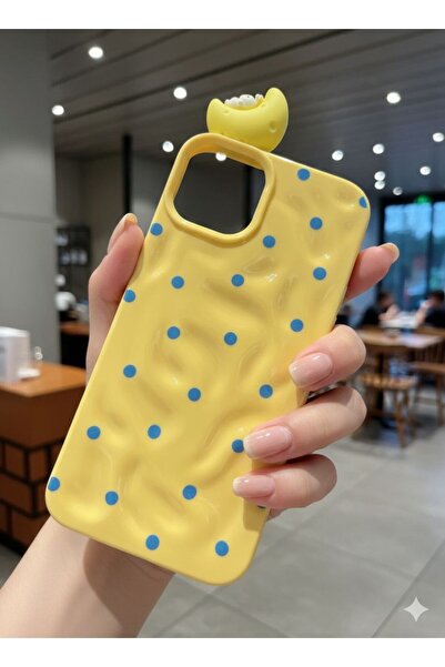 TECNOTREND iPhone 13/14 Uyumlu KeDi Figürlü Benekli Silikon Kılıf