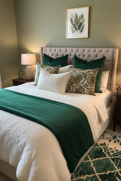 JACA Kadife Yatak Runner Yatak Örtüsü