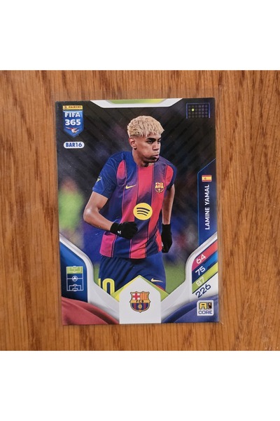 Panini 2026 Lamine Yamal Oyun Kartı BAR16