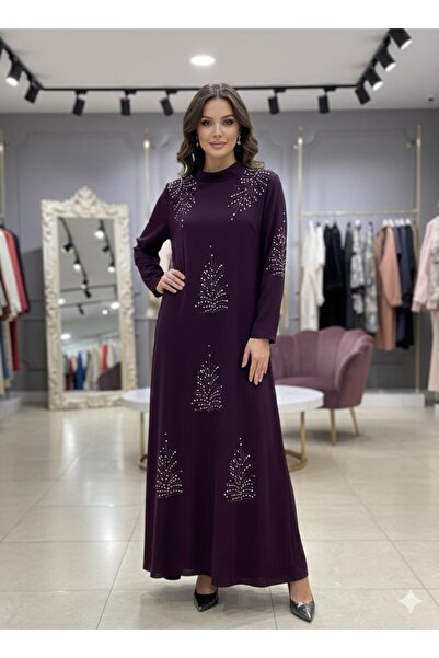 Pyramid masterpieces Elegant jalabiya in purple