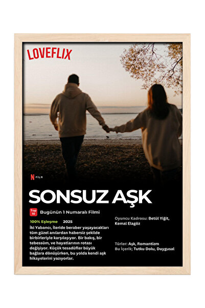 gxe.art Sevgililer Günü Hediyesi - Sevgiliye Hediye - Kişiye Özel Netflix Fil...