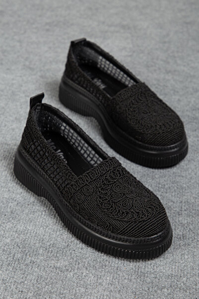 Mc vay Shoes Helt Md165 Braided Orthopedic Thick Sole Stylish Women's Loafer