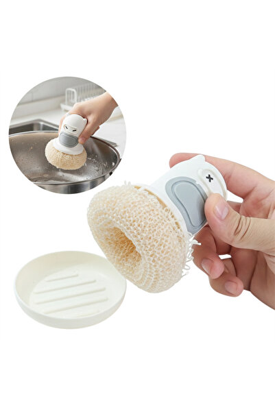 Nacario فرشاة أطباق المطبخ بتصميم نينجا مع حاوية للمنظفات من Sn-29190