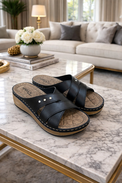 Behtah Kundura Heel Spur Supported Comfort Daily Puff Soft Anatomical Sole Co...