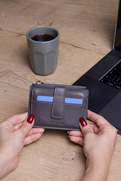 Lysande Genuine Leather Women's Card Holder Wallet with Coin Compartment, 7 C...