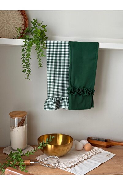 KaiAtelier Mossy Linen 2-Piece Oven Cloth / Drying Cloths