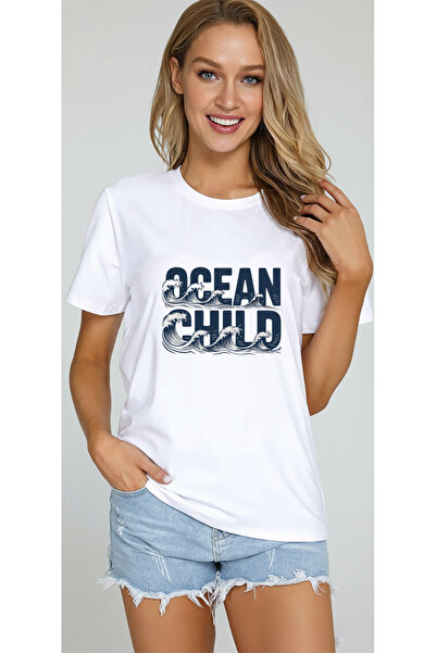 Let's Wear Ocean Child Printed Premium Unisex Tshirt for Adults