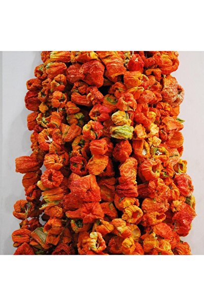 Yöresel Gaziantep Güneşte Kurutulmuş Alaca Az Acı Biber Kurusu – 20 Dizi (50 ...