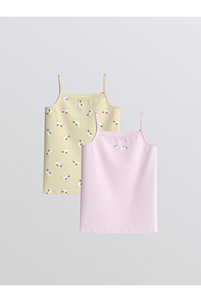 LC Waikiki Shining Store's Glittering Choices Square Roba Collar Girls' Combe...