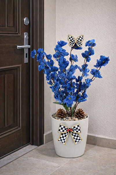 Marrone Japon Kiraç Çiçeği Mavi Bahar Dalı Kapı Önü Ağacı 50 cm