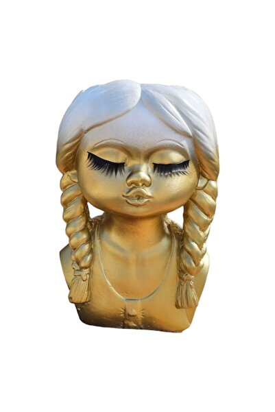 OEM Decorative Vase Girl with Braids