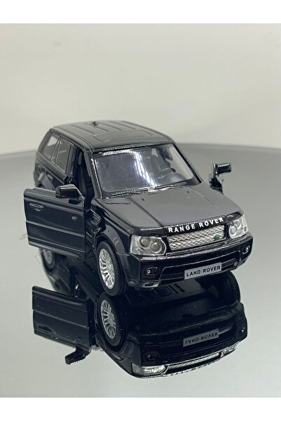 SCOWETTO Land Rover 1:32 Scale Metal Pull Back Model Car 12 cm Black