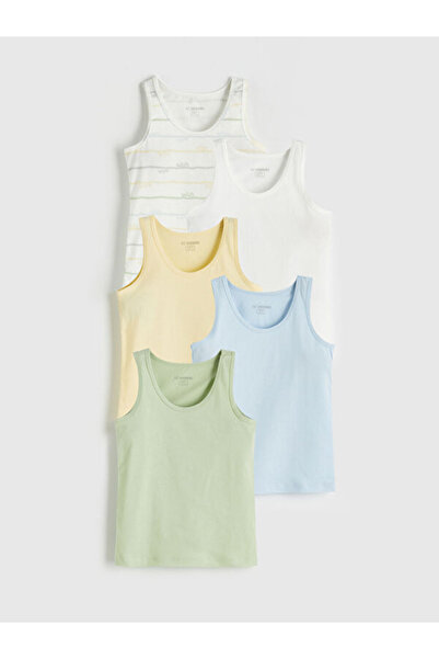 LC Waikiki RMZ GİYİM FARKIŞİLLERİNE ZERO Roba Tricou pentru băieți, pachet de 5