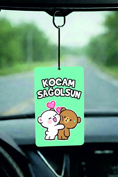 PROMOSYONİK Kocam Sağolsun Tasarımlı Oto Kokusu