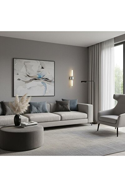 Elizim Home Lighting Linea ledli krom aplik