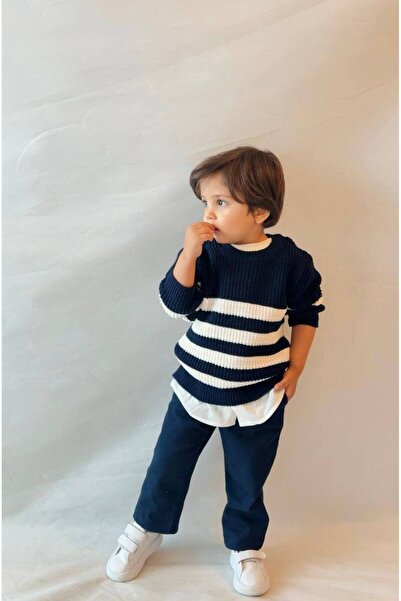 MİO Erkek Çocuk Triko Pantolonlu Takım