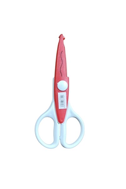 Südor Shaped Protected School Scissors 1605-1-Red