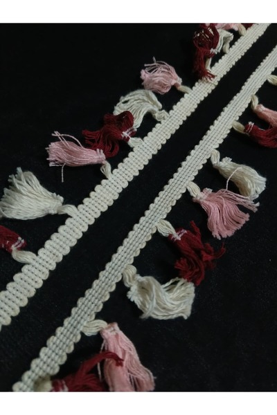 ULUPAMİR فستان ملون مزين بشراشيب