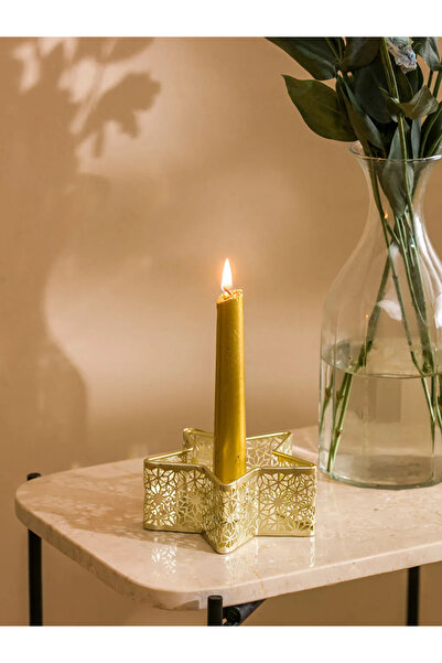 LC Waikiki LCW HOME Sarı Yıldız Figürlü Mumluk