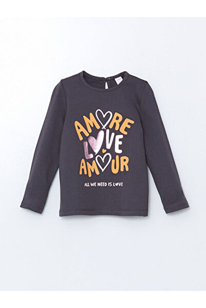 LC Waikiki تي شيرت بناتي مطبوع عليه طوق روبا من UZG STORE من ستايل شايبيرز