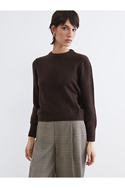 LC Waikiki Rmz Gi̇yi̇m Farkiyla Zero Roba Collar Women's Knitwear Sweater