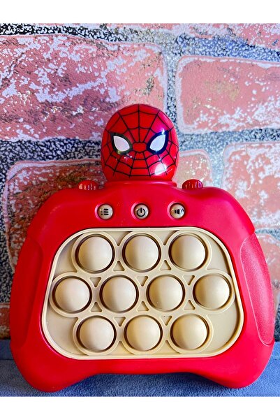 pusulakids SPİDER-MAN ÖRÜMCEK ADAM IŞIKLI ELEKTRONİK POPİT EĞİTİCİ OYUNCAK QU...