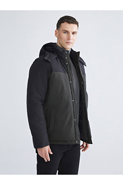 LC Waikiki Sparkling Choices from Shining Store Standardfit Hooded Men's Coat